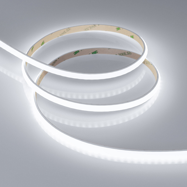 Светодиодная лента герметичная RTW-PW-A160-8mm 24V White6000 (10 W/m, IP66, 2835, 5m) (Arlight, Матовая) Lednikoff