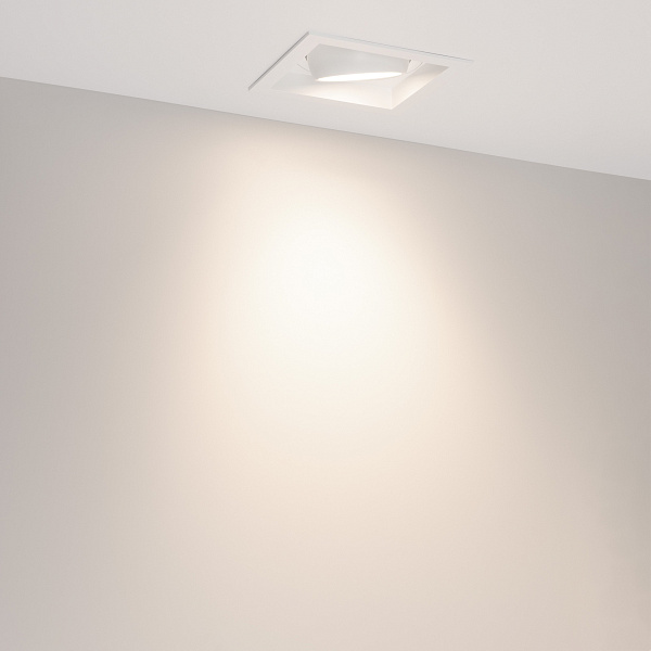 Светильник MS-VORTEX-BUILT-S140x140-30W Day4000 (WH-WH, 50 deg, 230V) (Arlight, IP20 Металл, 5 лет) Lednikoff