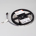Светодиодная лента RT-A120-8mm 24V RGB (12 W/m, IP20, 2835, 5m) (Arlight, 5 лет) Lednikoff