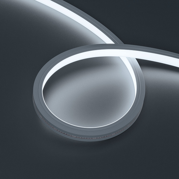 Светодиодная лента герметичная MOONLIGHT-TOP-X320-13x12mm 24V White6500 (5 W/m, IP67, sauna, 5m, wire x1) (Arlight, Вывод вниз, 3 года)