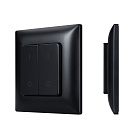 INTELLIGENT ARLIGHT Кнопочная панель SMART-RF-801-22-2G-DIM-SUF Black (3V, 2.4G) (IARL, IP20 Пластик, 5 лет) Lednikoff