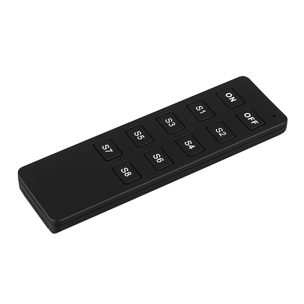 INTELLIGENT ARLIGHT Пульт SMART-801-22-8SC-MULTI Black (3V, 2.4G) (IARL, IP20 Пластик, 5 лет) Lednikoff