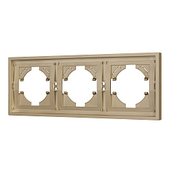 Рамка пластиковая FRM-TENDO-SFPL-3-GD (Arlight, Матовый песочный)