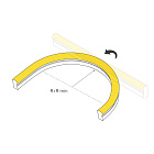 Светодиодная лента герметичная HALO-SIDE-A160-10x17mm 24V Warm3000 (10 W/m, IP67, 5m, wire x1) (Arlight, Вывод прямой, 3 года) Lednikoff