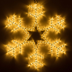Фигура светодиодная ARD-SNOWFLAKE-M4-750x750-324LED Warm (230V, 18W) (Ardecoled, IP65, 1 год)
