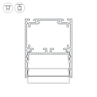 Профиль SL-LINE-4050-3L-2000 ANOD (Arlight, Алюминий) Lednikoff