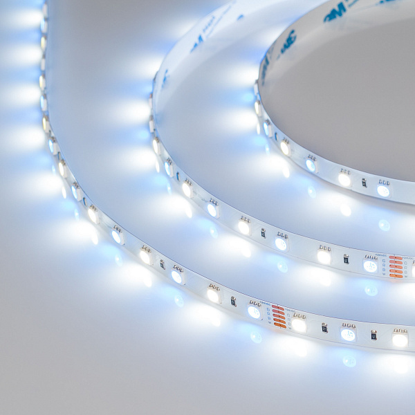 Светодиодная лента RT-B60-10mm 24V RGBW-White (14.4 W/m, IP20, 5m) (Arlight, Открытый) Lednikoff