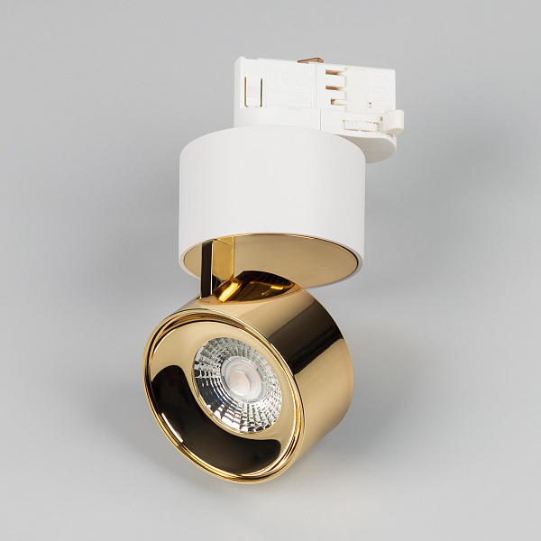 Светильник SP-PLURIO-TRACK-4TR-R77-9W Day4000 (WH-BRS, 36 deg, 230V) (Arlight, IP20 Металл, 3 года)