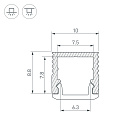 Профиль SL-MINI-10-2000 BLACK (Arlight, Алюминий) Lednikoff