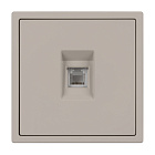 ARL NOBE Розетка телефонная софт-тач кашемир SCT-MTL1-SFPL-CA (RJ-11, 4C) (Arlight, -) Lednikoff