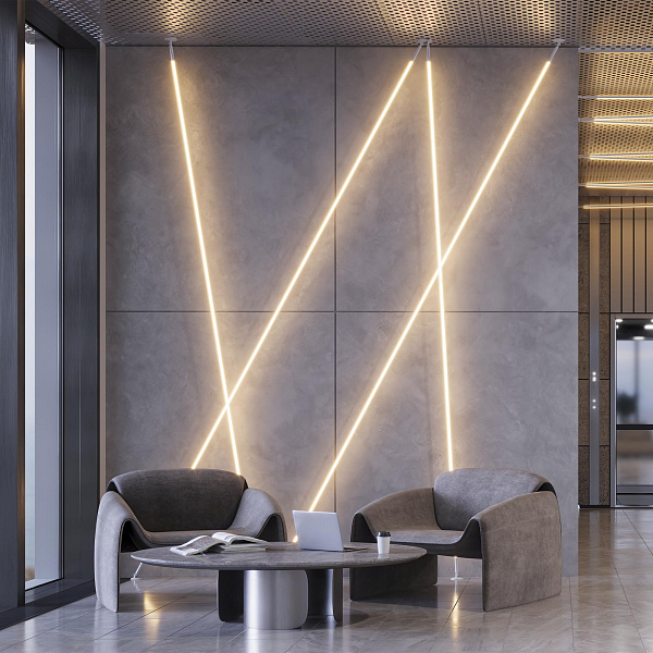 Светодиодная лента герметичная WAVE-TOP-A560-18x15mm 24V Warm3000 (10 W/m, IP54, 5m, wire x1) (Arlight, Вывод прямой, 3 года)