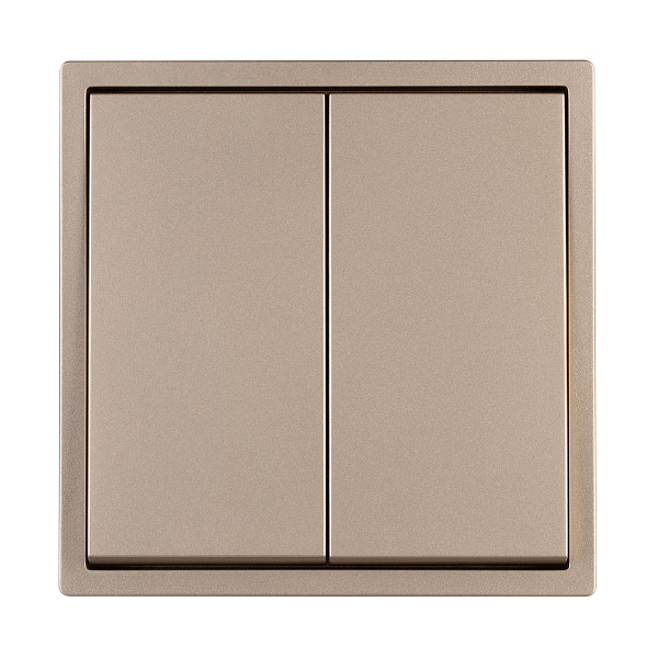 Механизм выключателя управления шторами SWT-TENDO-MKR2-PL-GD (230V, 10A) (Arlight, Песочный) Lednikoff