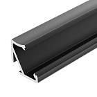 Профиль ALM-V60-2000 ANOD Black (Arlight, Алюминий) Lednikoff