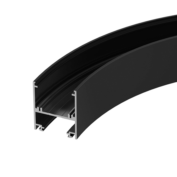 Профиль SL-ARC-5060-D1500-A90 BLACK (дуга 1 из 4) (Arlight, Алюминий) Lednikoff