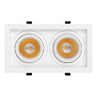 Светильник MS-VORTEX-BUILT-S250x140-2x30W Day4000 (WH-WH, 17 deg, 230V) (Arlight, IP20 Металл, 5 лет) Lednikoff