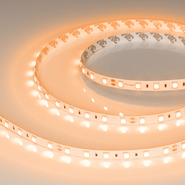 Светодиодная лента RT-B60-10mm 24V Orange (14.4 W/m, IP20, 5060, 5m) (Arlight, 14.4 Вт/м, IP20) Lednikoff