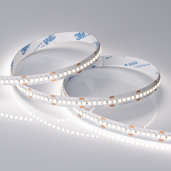 Светодиодная лента RT-A240-10mm 24V Day4000 (19.2 W/m, IP20, 3528, 5m) (Arlight, Открытый) Lednikoff