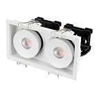 Светильник CL-SIMPLE-S148x80-2x9W Warm3000 (WH, 45 deg) (Arlight, IP20 Металл, 3 года) Lednikoff