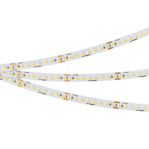 Светодиодная лента UL-A176-8mm 24V Warm2400 (15 W/m, IP20, 5m) (Arlight, 7 лет) Lednikoff