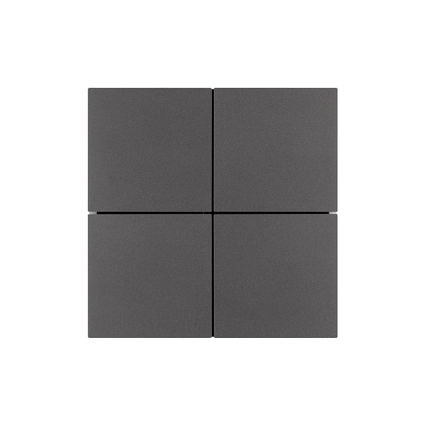 INTELLIGENT ARLIGHT Кнопочная панель KNX-304-23-IN Black (BUS, Frameless) (IARL, IP20 Металл, 2 года) Lednikoff