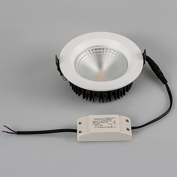 Светодиодный светильник LTD-145WH-FROST-16W Warm White 110deg (Arlight, IP44 Металл, 3 года) Lednikoff