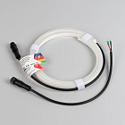 Светодиодная лента герметичная WAVE-SIDE-PU-H120-06x12mm 24V RGB (8 W/m, IP68, 1m, wire x1) (Arlight, Вывод прямой, 3 года)