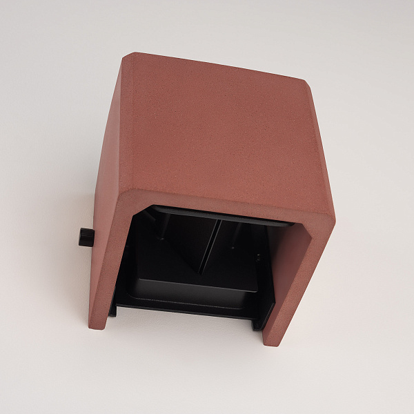 Светильник LGD-PERAN-WALL-S120x120-6W Warm3000 (Beige red, 0-80 deg, 230V) (Arlight, IP65 Бетон, 3 года) Lednikoff