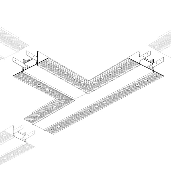 Тройник SL-LINIA45-FANTOM (Arlight, Металл) Lednikoff