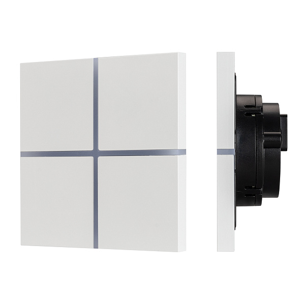INTELLIGENT ARLIGHT Сенсорная панель KNX-304-13-IN White (BUS, Frameless) (IARL, IP20 Металл, 2 года) Lednikoff