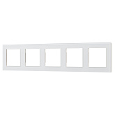 Рамка стеклянная FRM-GLARE-GS-5-WH (Arlight, -)