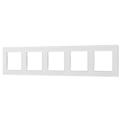 Рамка стеклянная FRM-GLARE-GS-5-WH (Arlight, -)