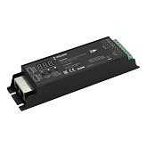 INTELLIGENT ARLIGHT Декодер SMART-DMX512-304-83-RDM-SUF Black (12-48V, 4x8A, RJ-45) (IARL, IP20 Металл, 5 лет)