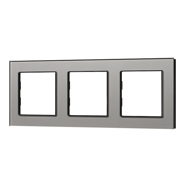 Рамка стеклянная FRM-GLARE-GS-3-GR (Arlight, -) Lednikoff