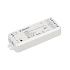 INTELLIGENT ARLIGHT Диммер SMART-SET-PWM-104-52-RGBW-SUF White (12-24V, 4x4A, ПДУ RING 10кн, 2.4G) (IARL, IP20 Пластик, 5 лет) Lednikoff