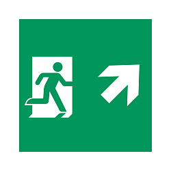 Пиктограмма EMGP-MARK-MA-RUP (Человек, Вверх-Вправо) (Arlight, Пластик)