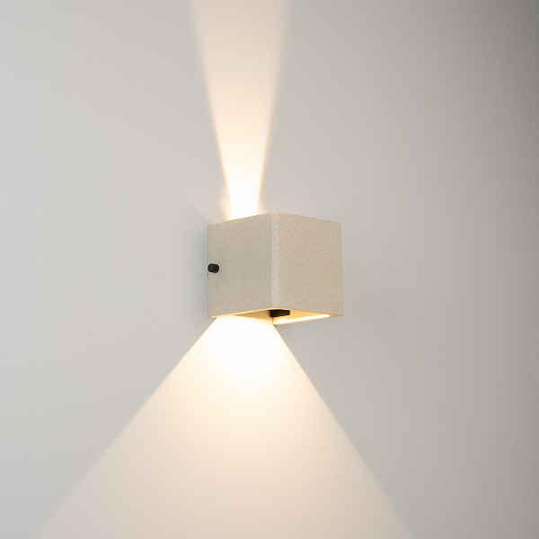 Светильник LGD-PERAN-WALL-S120x120-6W Warm3000 (WH, 0-80 deg, 230V) (Arlight, IP65 Бетон, 3 года)