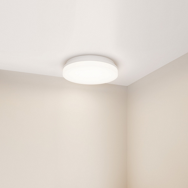 Светильник CL-BOUWER-R250-13W Day4000-MIX (WH, 110 deg, 230V, TRIAC) (Arlight, IP54 Пластик, 5 лет) Lednikoff