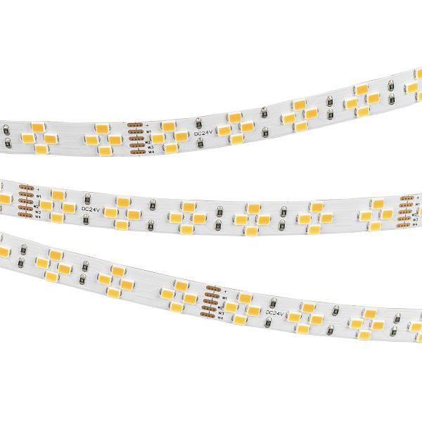 Светодиодная лента RT-A240-10mm 24V Warm-MIX (20 W/m, IP20, 2835, 5m) (Arlight, Изменяемая ЦТ) Lednikoff