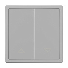 Механизм выключателя управления шторами SWT-NOBE-MKR2-SFPL-IS (230V, 10A) (Arlight, Никель) Lednikoff