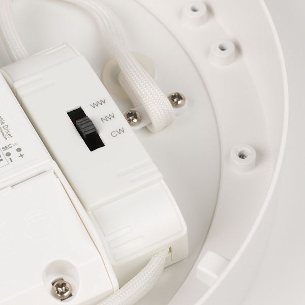Светильник SP-ESTELY-R450-40W Warm3300-MIX (WH, 80 deg, 230V, TRIAC) (Arlight, IP20 Металл, 5 лет) Lednikoff