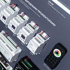 Стенд Управление светильниками DMX512 E34 1760x600mm (DB 3мм, пленка, лого) (Arlight, -)