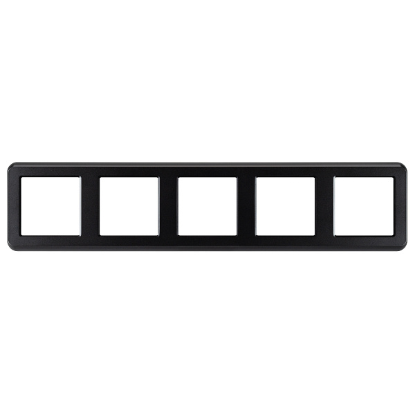 Рамка пластиковая FRM-VERSA-PL-5-BK (Arlight, -) Lednikoff