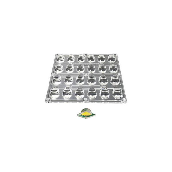 Блок линз 24BST-E (130x65°, 24x LED) (Turlens, -) Lednikoff