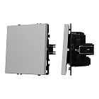 Механизм выключателя одноклавишный перекрёстный SWT-NOBE-MKX1-SFPL-IS (230V, 10A) (Arlight, Никель) Lednikoff