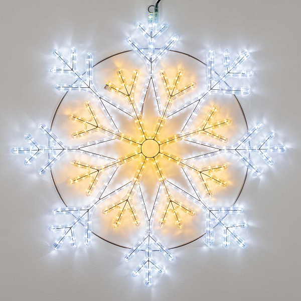 Фигура светодиодная ARD-SNOWFLAKE-M12-900x900-576LED White/Warm (230V, 36W) (Ardecoled, IP65) Lednikoff