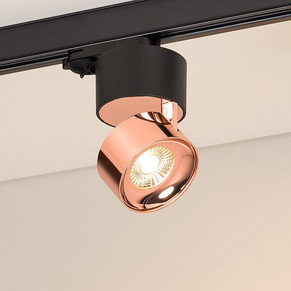 Светильник SP-PLURIO-TRACK-4TR-R77-9W Warm3000 (BK-COP, 36 deg, 230V) (Arlight, IP20 Металл, 3 года)