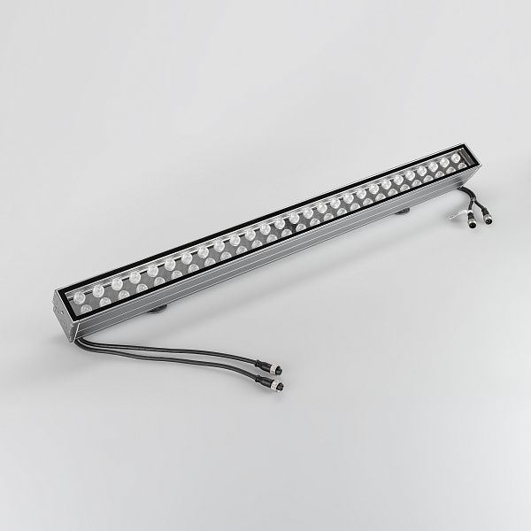 Светодиодный прожектор AR-LINE-1000XL-54W-24V RGB (Grey, 30 deg, DMX512) (Arlight, Закрытый) Lednikoff