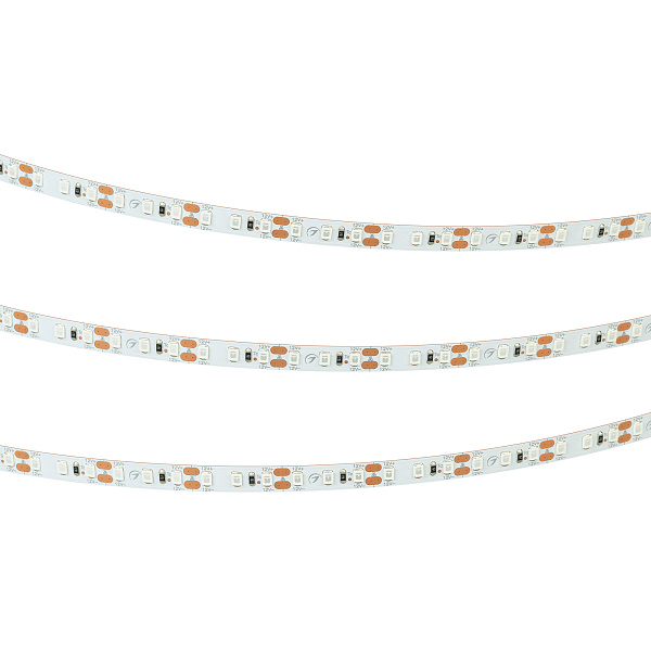 Светодиодная лента RT-A120-8mm 12V Yellow (9.6 W/m, IP20, 2835, 5m) (Arlight, 9.6 Вт/м, IP20) Lednikoff
