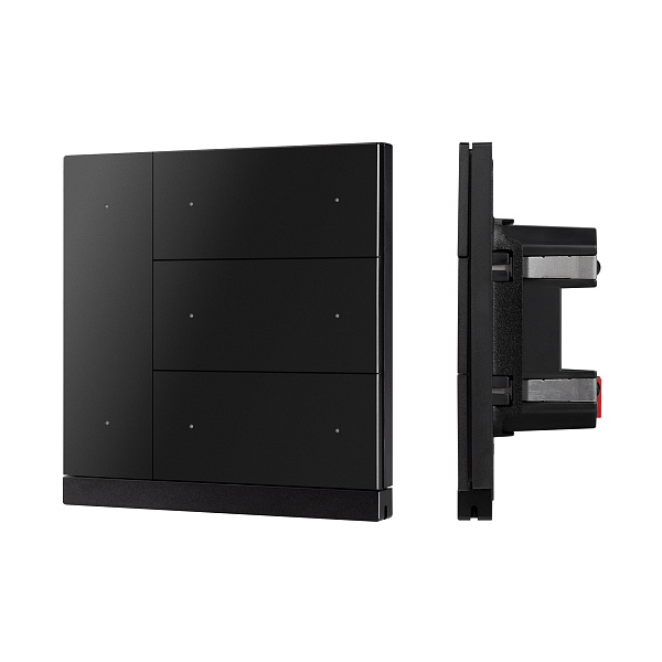 INTELLIGENT ARLIGHT Механизм панели KNX-304-22-IN Black (Bus) (IARL, IP20 Пластик, 2 года) Lednikoff