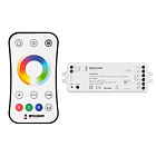 INTELLIGENT ARLIGHT Диммер SMART-SET-PWM-105-52-MULTI-SUF White (12-24V, 5x3A, ПДУ RING 10кн, 2.4G) (IARL, IP20 Пластик, 5 лет) Lednikoff